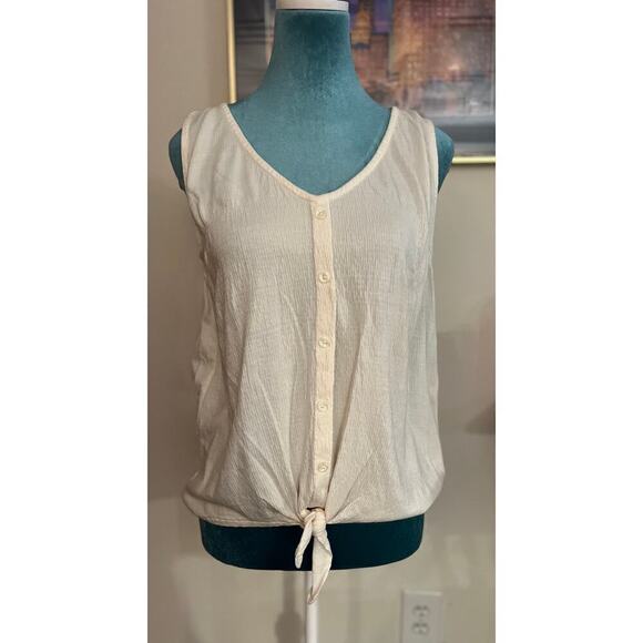 Loft Ivory Tank Top - Picture 1 of 5